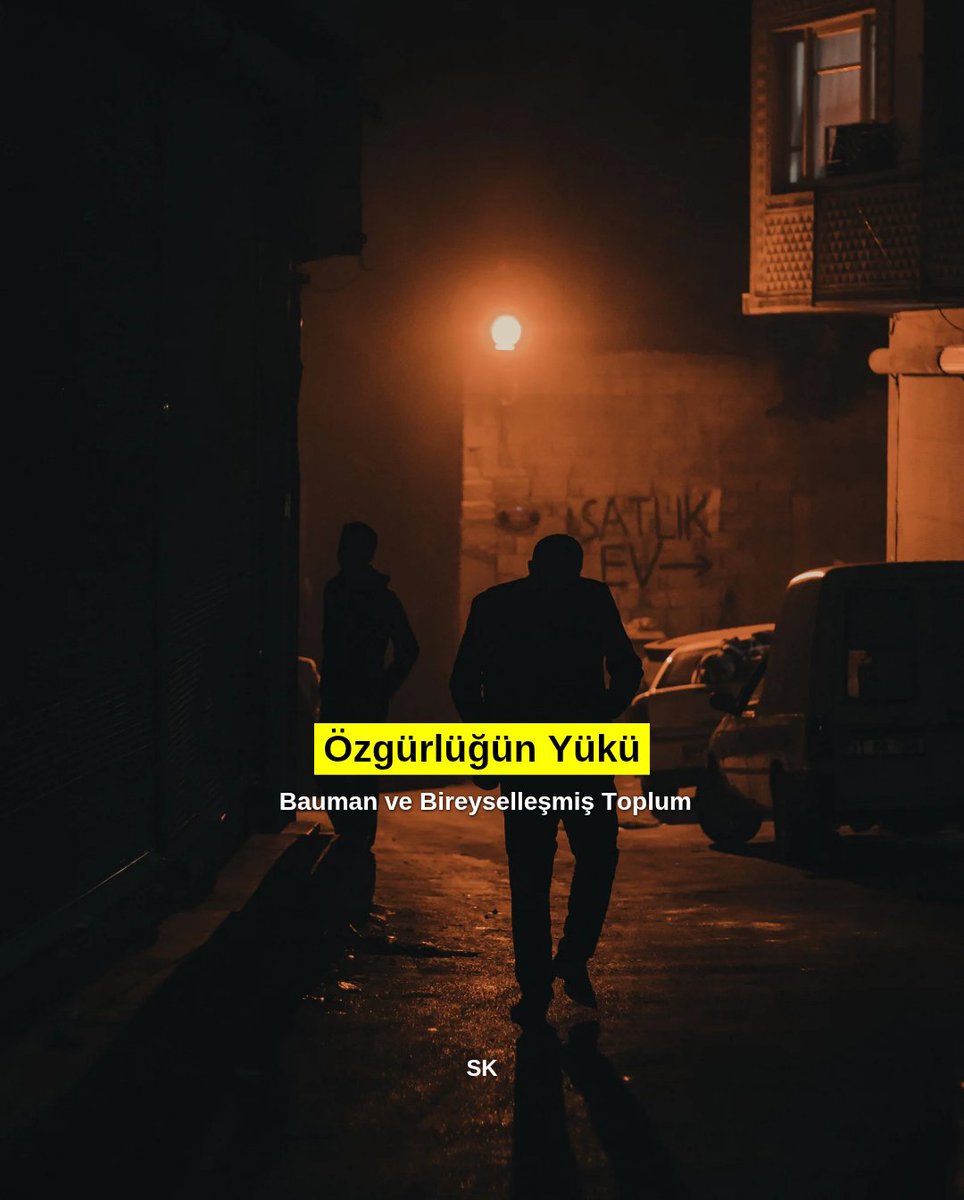 konussiyaset's tweet photo. Eskiden insanın kim olduğu büyük ölçüde ona söylenirdi; bugün ise kim olması gerektiğini kendisinin bulması bekleniyor. Ailesi, mesleği, toplumsal konumu ve ait olduğu çevre tarafından tanımlanan bireyin yerini; kendisini yeniden kuran hayatının sorumluluğunu taşıyan birey alıyor https://t.co/YOCYwVoahf
