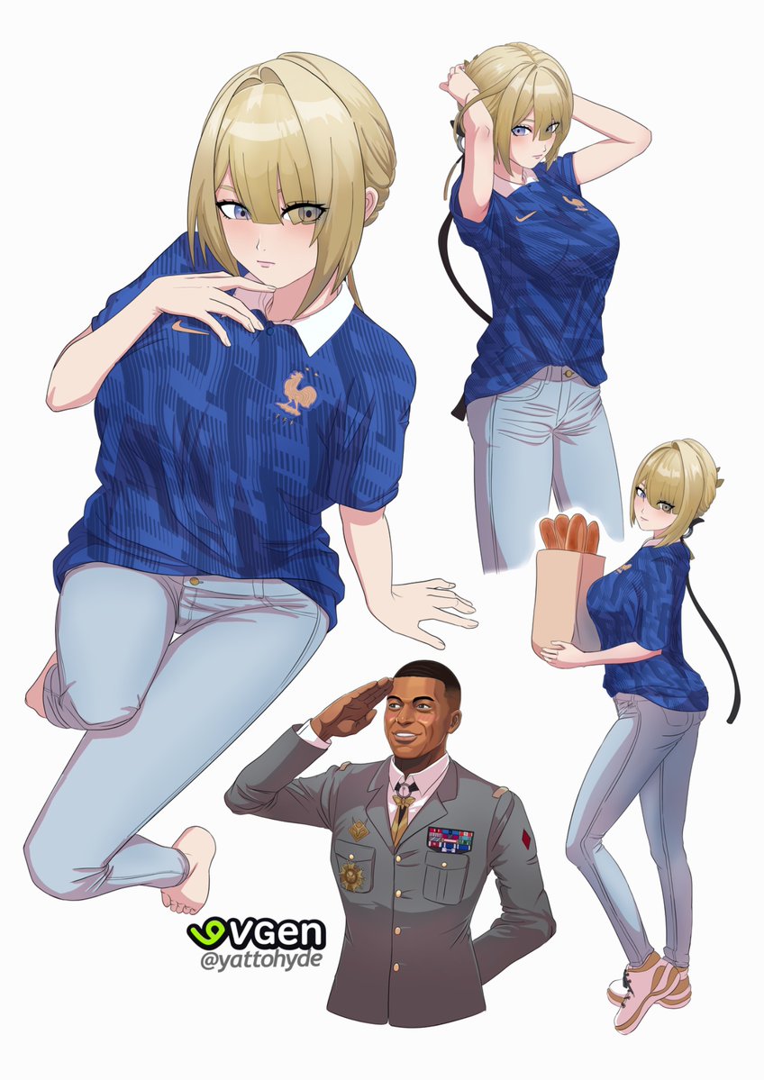 yattohyde's tweet photo. Bonjour~
Evelyn et le général Mbappé
#ZenlessZoneZero‌ #evelyn https://t.co/sDEgt0TMTJ