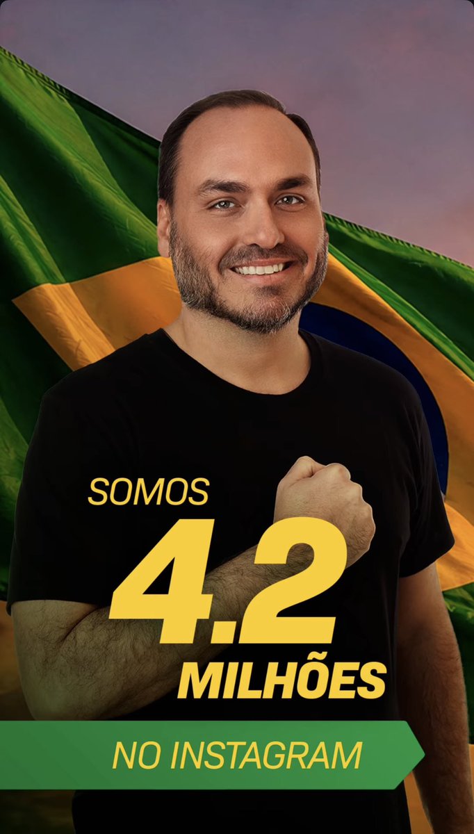 CarlosBolsonaro's tweet photo. Siga-nos também no Instagram: https://t.co/doFRakTzsK https://t.co/Zoqrad6fcc