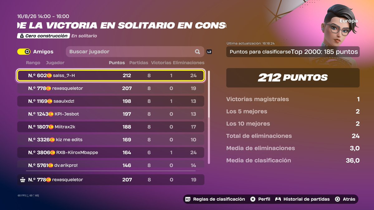 KingREXxyz's tweet photo. 🏆QUALED ZB EU🇪🇺🏆/ 🟣Stream finals por Twitch [magiiic_rexesq] ✌🏻🤙🏼 @AIMXJesbot33 @beertooFN https://t.co/qnfnY9eQet