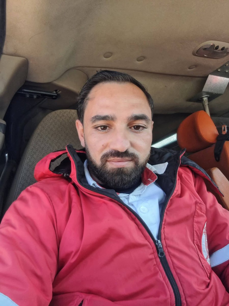 HCWWatch's tweet photo. Palestinian Red Crescent Society (PRCS) paramedic Waseem Adel Al-Mughari (33) was released today following 68 days of enforced disappearance. https://t.co/2Vh93lEgdv