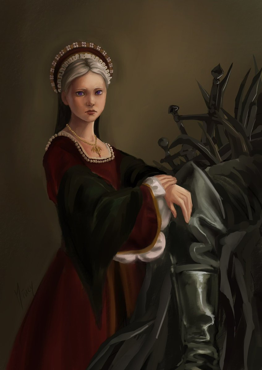 nyratruther's tweet photo. “King Viserys thereafter was seldom seen without his daughter (Rhaenyra) by his side.”

#RhaenyraWeek2026 Day One: Realms Delight | Youth 

by @mincy_art https://t.co/JLCRkJjqg6