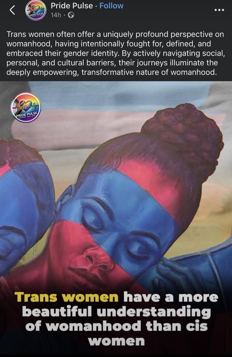 sappholives83's tweet photo. As usual, we’re supposed to believe that men are better at everything, even at being women. https://t.co/3noAsmcGVq