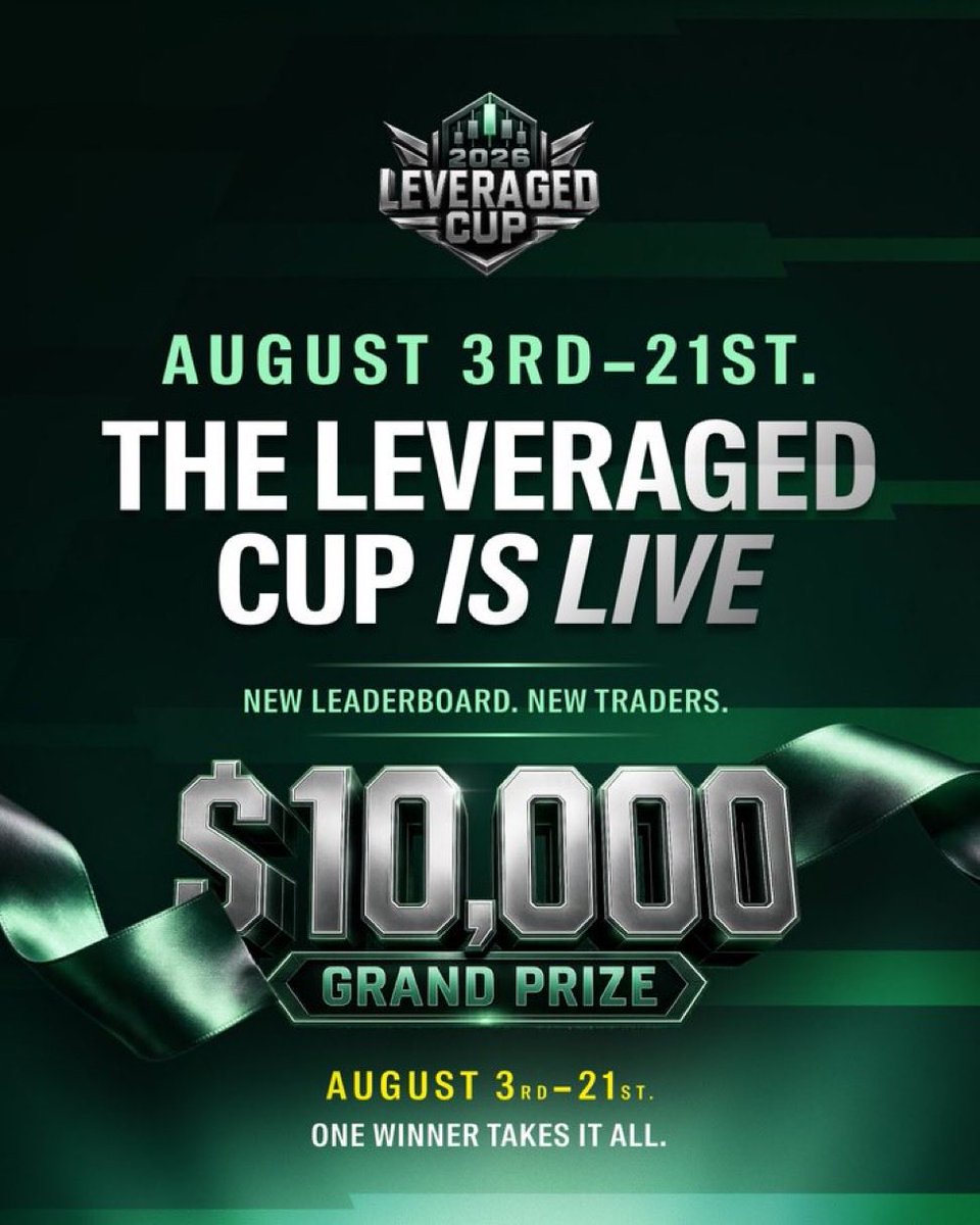 TrustedPropHub's tweet photo. BREAKING 🚨 You are missing a chance to win a $10,000 CASH reward from @Get_Leveraged.

The Leveraged Cup is already LIVE, and the leaderboard is moving.

Here’s how it works:

→ Trade a Sprint account
→ Hit the 2% profit target
→ Request a payout
→ Your best payout % becomes your leaderboard score
→ Top traders qualify for the final event

Right now, Gajendra leads with a 9.00% score.

The competition runs until August 21, with ONE winner taking the full $10,000.

Not a random giveaway. You actually have to trade your way to the top. 🏆