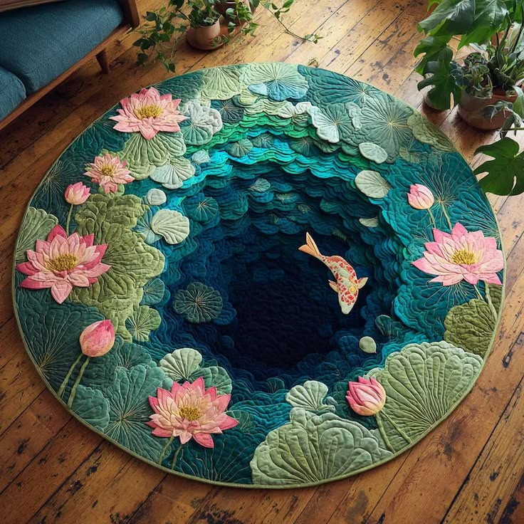 calmlivng's tweet photo. fish carpet https://t.co/mesS8JzcPW