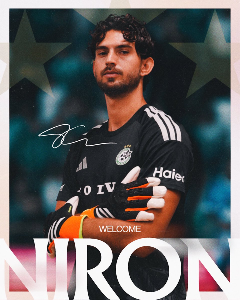 mhfootballclub's tweet photo. Welcome Niron 🧤⚽️ >> https://t.co/aKF1mgfOXR

#יאללהמכבי https://t.co/nZGV5esp16