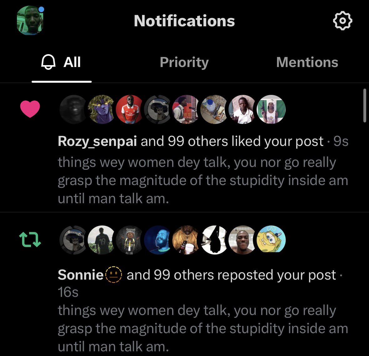 1meajay's tweet photo. which woman don go talk nonsense again?😂 https://t.co/RaHn11CZfT