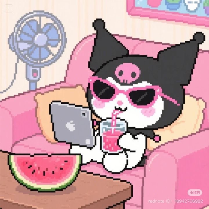 sanriodailys's tweet photo. me rn 😎♥️ https://t.co/4fwBfA6SWu