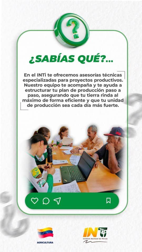 Ortamazonas01's tweet photo. Potencia tu unidad de producción con nuestras asesorías técnicas especializadas. En el INTi te acompañamos paso a paso en la estructuración de tu plan productivo para que alcances el máximo rendimiento en tus tierras de forma segura y efectiva. 
#AsesoríaTécnica https://t.co/ync4XH66TP