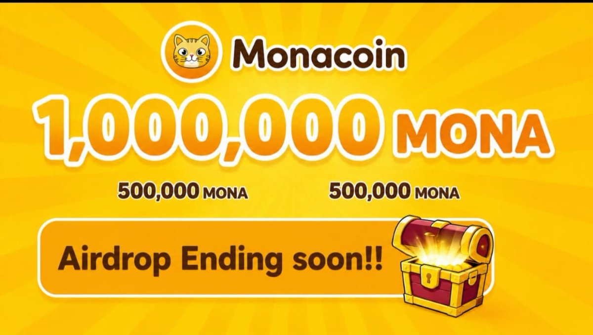 Monasolanatoken's tweet photo. Claim 1,000,000 - $MONA airdrop for first 5000 🔥 

$MONA will list on #Binance    #Bybit #OKX #Bitget    #Mexc    #Upbit #Kucoin

✅ Follow @Monasolanatoken 
✅ RT + Like
✅ Comments $SOL address https://t.co/4XTvsIIAuK