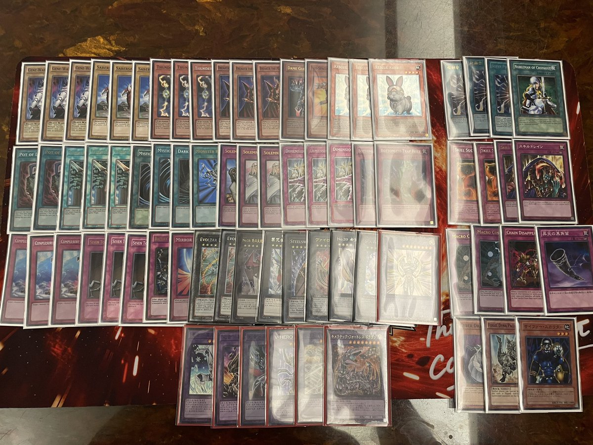 RescueKai's tweet photo. 中国広州開催された1103環境の大会（参加者21名）における、1位から4位までのデッキリスト。
1、ラギア
2、Hero
3、ラギア
4、暗黑界

#1103環境 #遊戯王 https://t.co/anlILTC9YH
