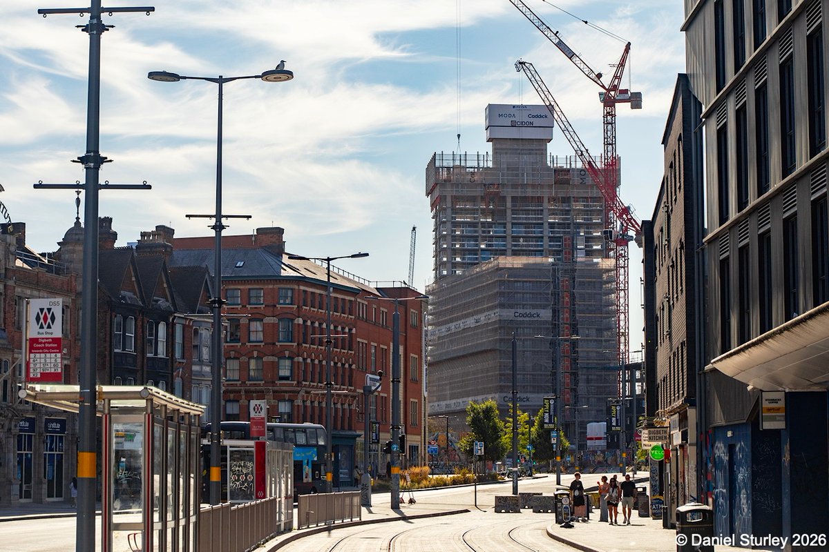 Daniel_Sturley's tweet photo. #Birmingham UK, the #construction of the Stone Yard #development in #Digbeth 😎 https://t.co/VNmD3wMVIV