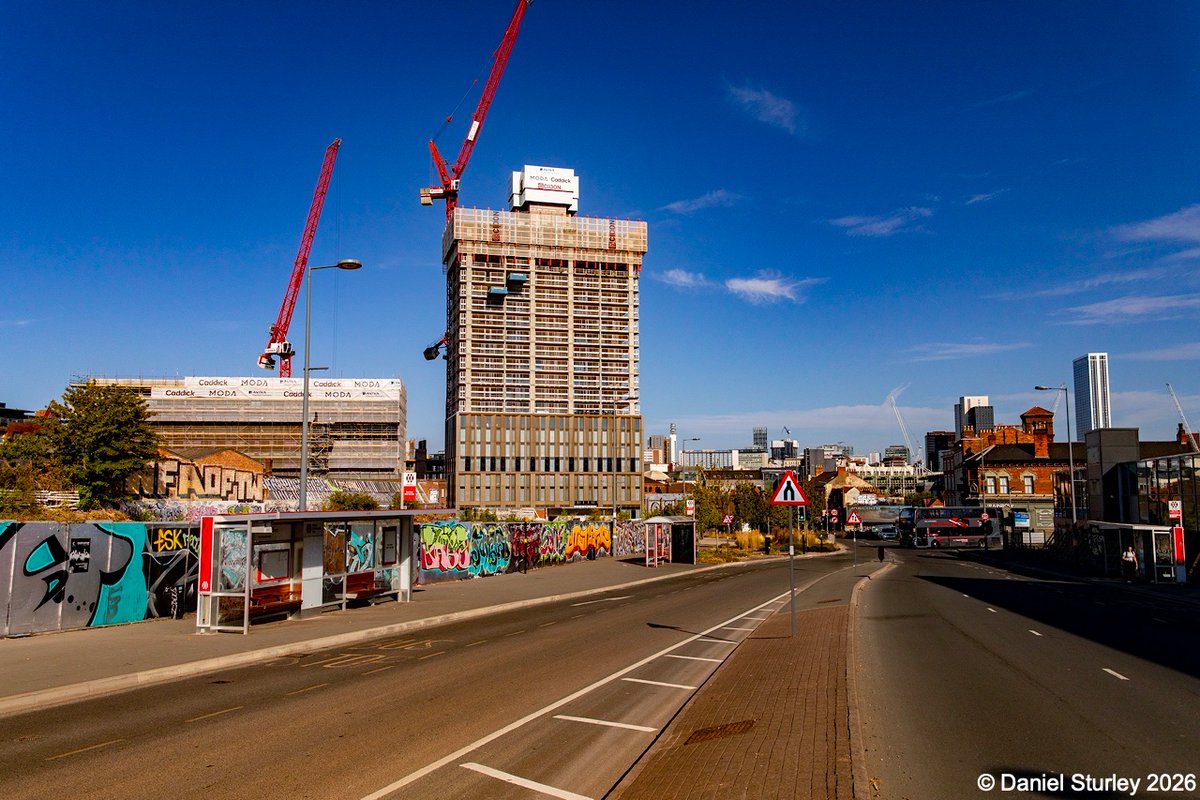 Daniel_Sturley's tweet photo. #Birmingham UK, the #construction of the Stone Yard #development in #Digbeth 😎 https://t.co/VNmD3wMVIV
