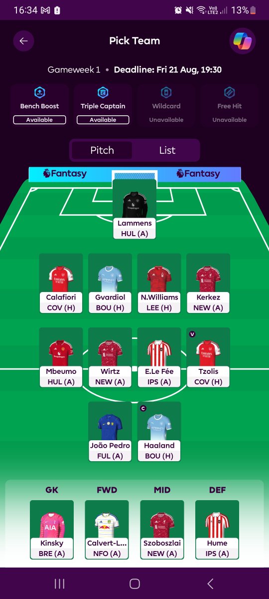 slavgio_lfc's tweet photo. @fplpoland Co byś powiedział na coś takiego na Bench Boosta w 1 kolejce? https://t.co/OZlLd9dt1n