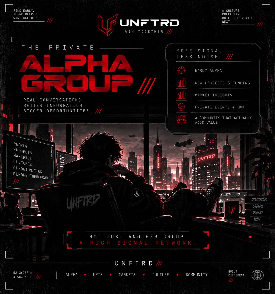 UNFTRD_'s tweet photo. 001 /// The Alpha Group https://t.co/kfNK5SSGwV