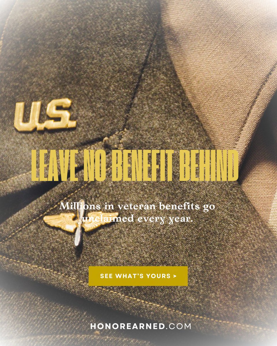 Honor_Earned's tweet photo. They answered the call.
They carried the burden.

What they earned shouldn’t be left behind. 🇺🇸

Leave no benefit behind.

https://t.co/7Xx4oBU0Pb 🎖
#vabenefits #vasupport #varesources #HonorEarned #claimyourbenefits https://t.co/2VXnkJox9t