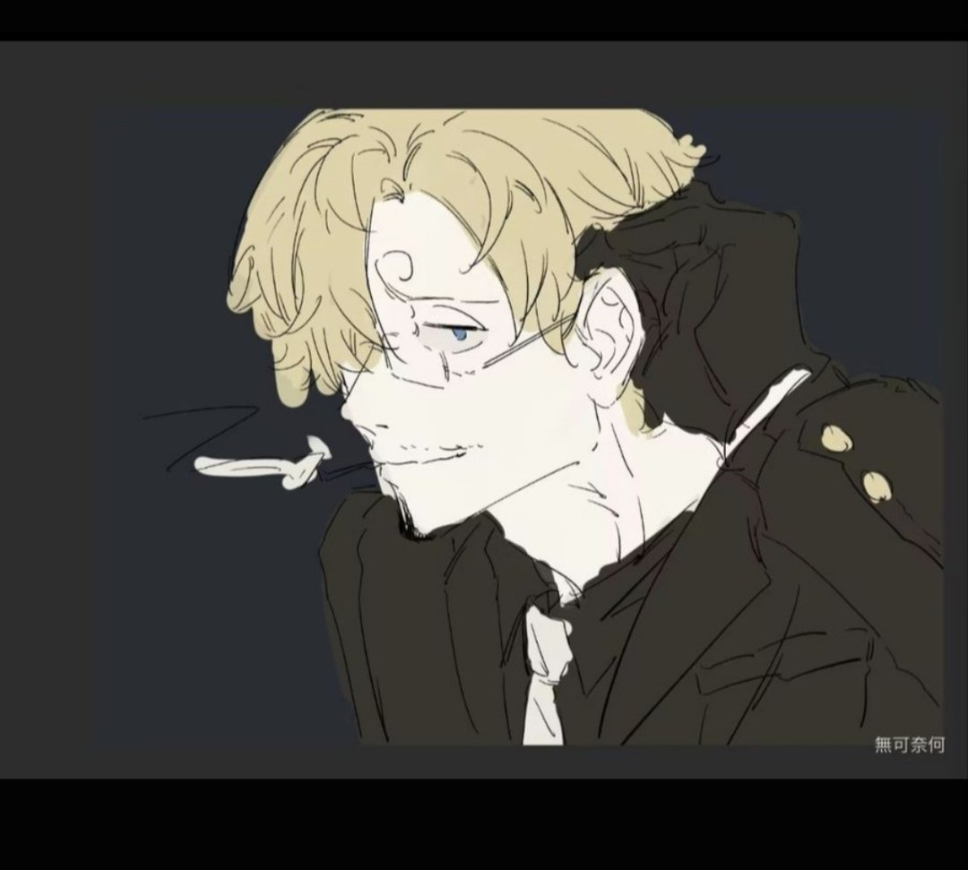 yu66809404's tweet photo. 之前画的没调整时候的山治 #sanji https://t.co/ynSbkET5Pe