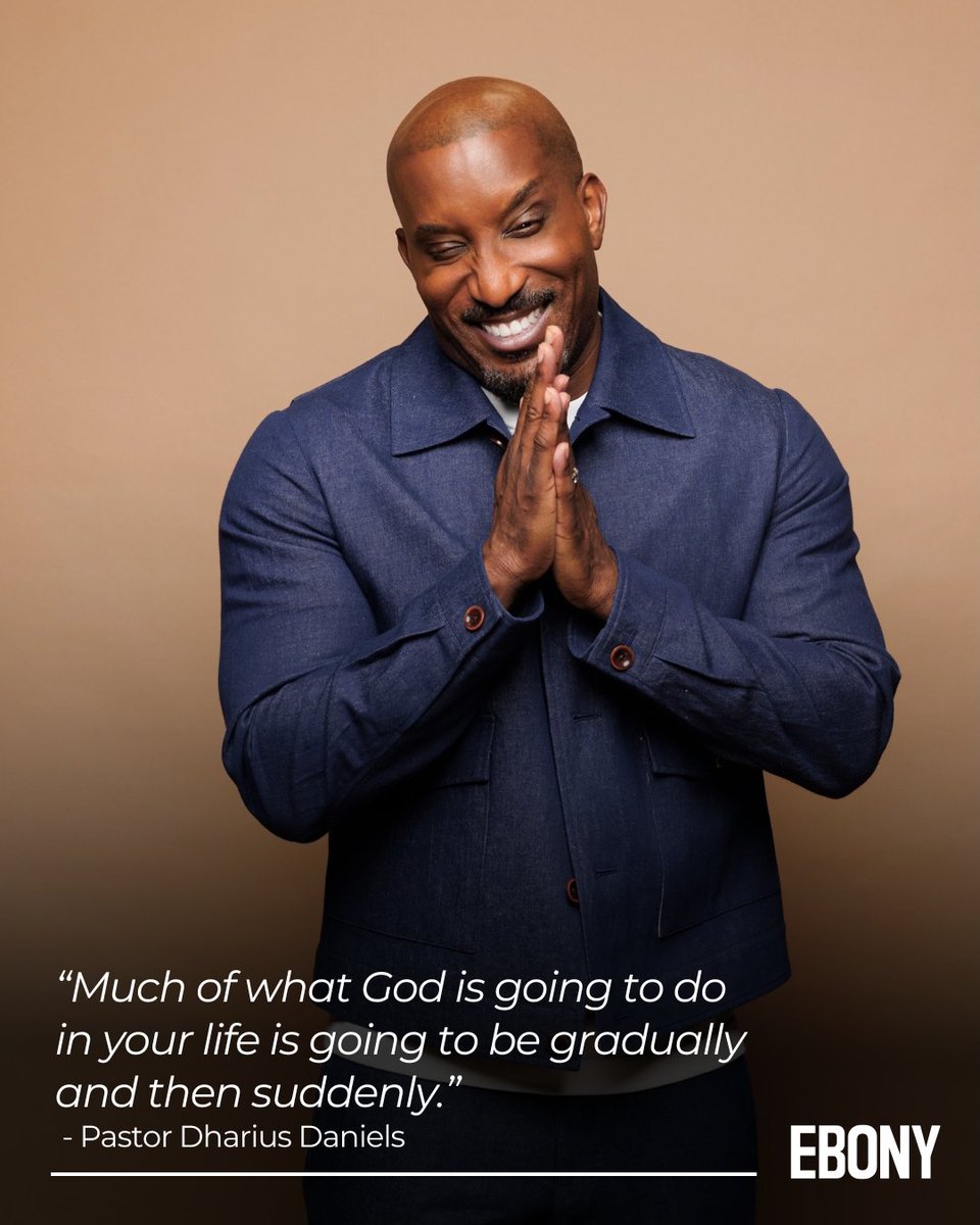 EBONY's tweet photo. Slow doesn't mean stagnant. Much of what God is doing in your life happens gradually... then suddenly. Don't let the waiting make you question the promise.
This Sunday's #EBONYMessage is a reminder that what's meant for you is still on the way.
If this word was right on time, drop a "🖤" in the comments and send this to someone who needs it most!