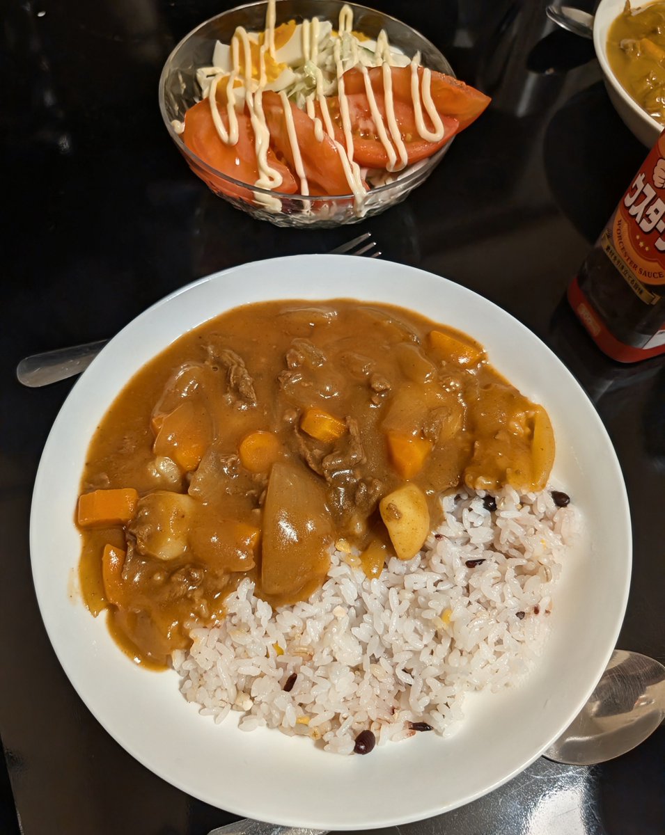 Sally___666's tweet photo. 熟 牛カレー🍛🥄✨🐄⸒⸒𓂃𓈒𓏸⋆⸜♱⸝‍⋆ https://t.co/gH60gURPtp
