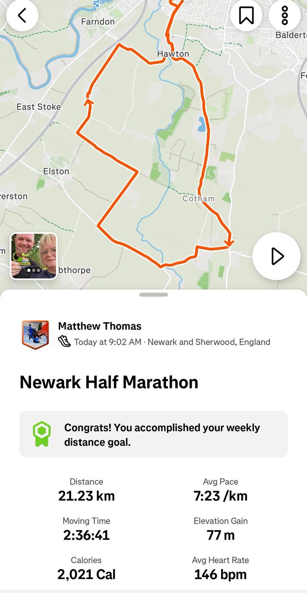 MDRThomas1976's tweet photo. Newark Half Marathon
#runthroughuk
#halfmarathon
#running
#asics https://t.co/8mUfYdNZbC