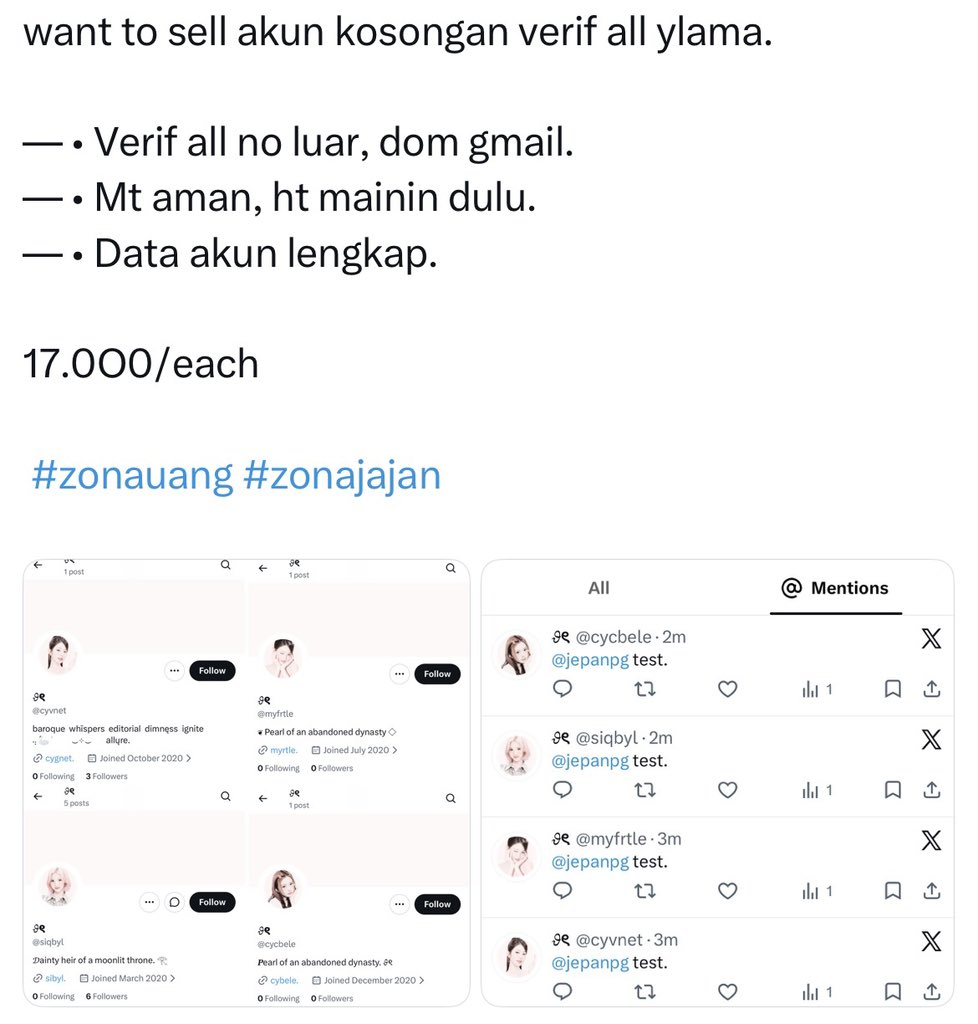 jepanpg's tweet photo. @noceurcoward sisaaa satu vall gmailll https://t.co/0mdWZ48Hft