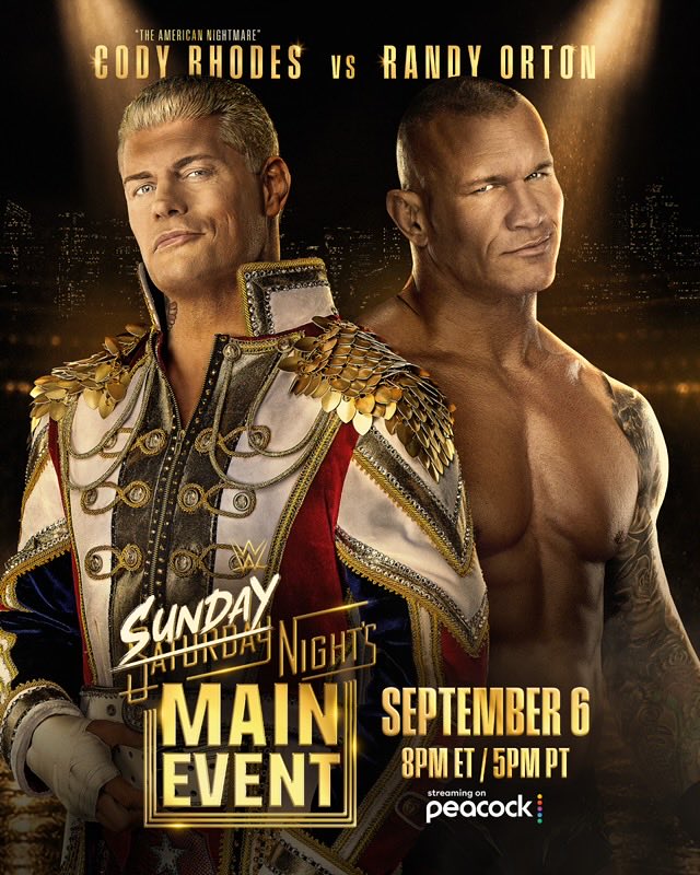 CodyRhodes's tweet photo. Wrestlemania rematch comes to ATL 

@peacock @WWE 

https://t.co/F2yrZKXzi4 https://t.co/An9C0luyAY
