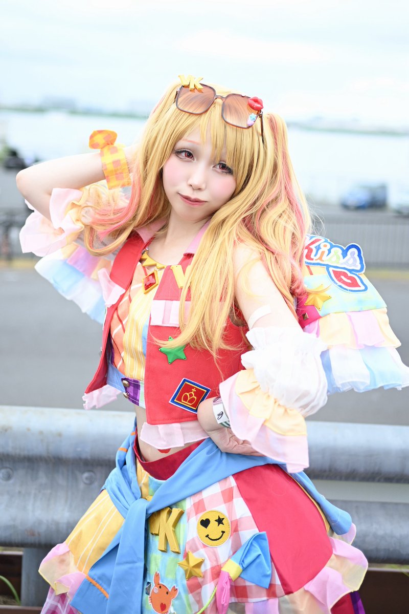 cosminy_mmm's tweet photo. ※cos アイカツ！
夏樹みくる 🦀🌴☀️

p.📸(@syaofumino )

 #C108_cos  #C108 #C108コスプレ https://t.co/0UC3hgF3J8