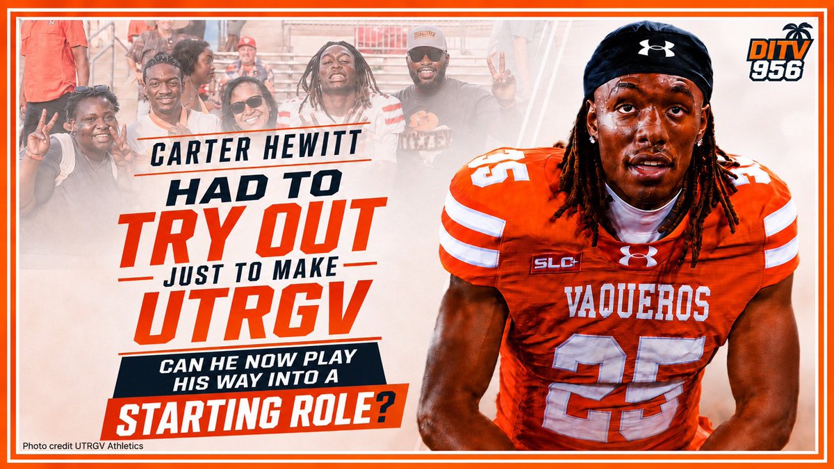 utrgvditv956's tweet photo. โCarter Hewitt Had to Try Out Just to Make UTRGV. Can He Now Play His Way Into a Starting Role?โ
Article ๐ https://t.co/bJ7JqckLl2
๐ดโ๐ฝ956
#UTRGV #Vaqueros #RGV #956Sports #TexasFootball #FCSFootball #SouthlandConference #CollegeFootball #TheVack #Carter https://t.co/52NJNW4NX7