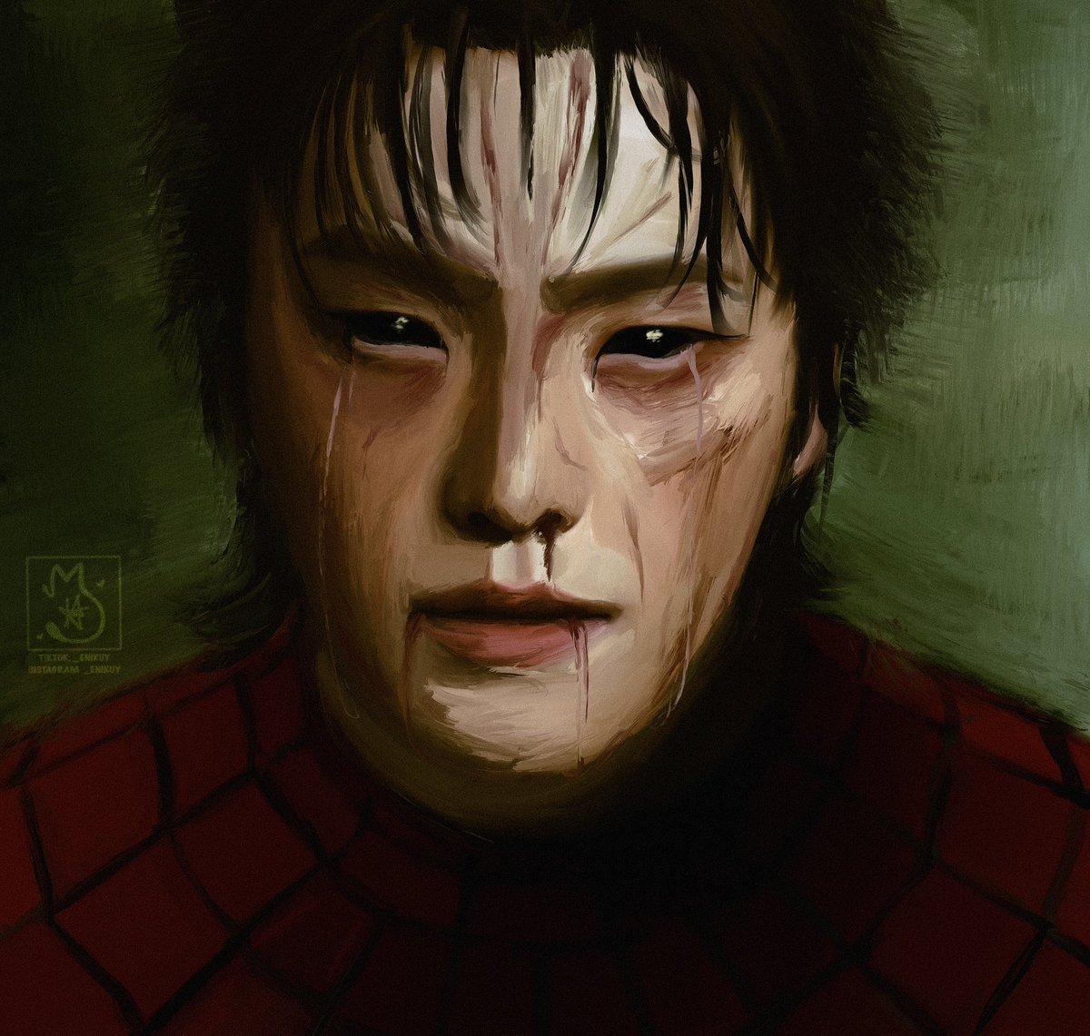 dinocheoo's tweet photo. spiderino angst 

#seventeenfanart https://t.co/5JtSVI48Yv