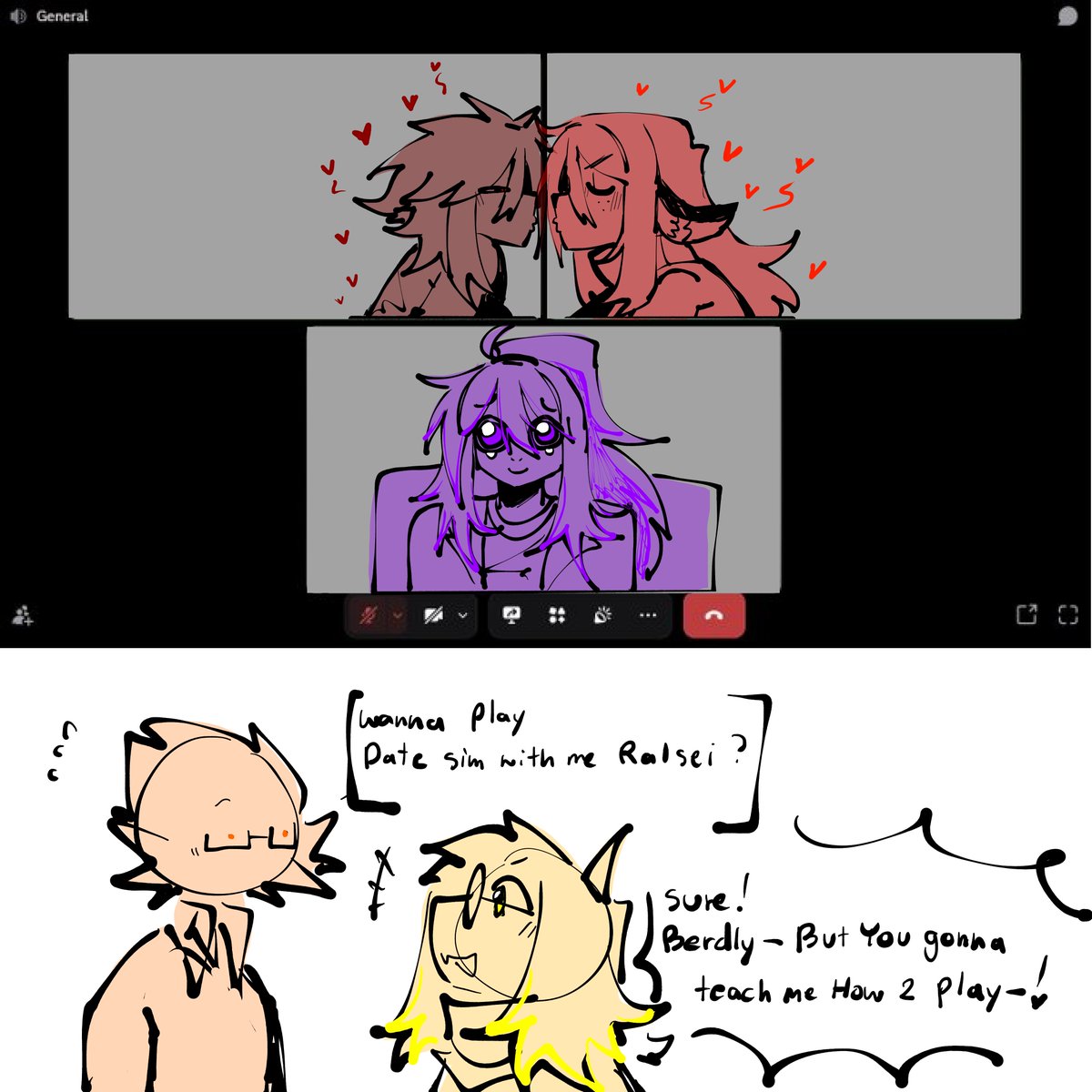 NSFW_ThisUser's tweet photo. #deltarune #kriselleㅤ #susie #berdly #ralsei 
Susie will sit and watch it happen. https://t.co/MEQsQ4yUtS