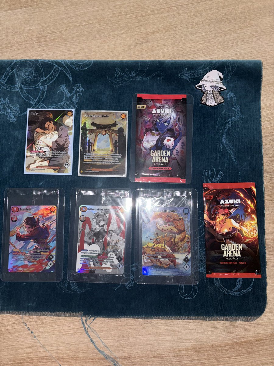 Cat_EJV's tweet photo. Bobu would’ve wanted this sake hangover 🍶 
Got 6th place at @AzukiTCG first 
In-Person Regional playing 
Bobu StoneHaven 💎
Congrats to @Ducky_JS for Two-Peat’ing
Congrats to my testing buddy @aabenavidez also for taking me out

Thank you @AzukiTCG @CoreTCG @JCM1117! https://t.co/9b2fYglytY