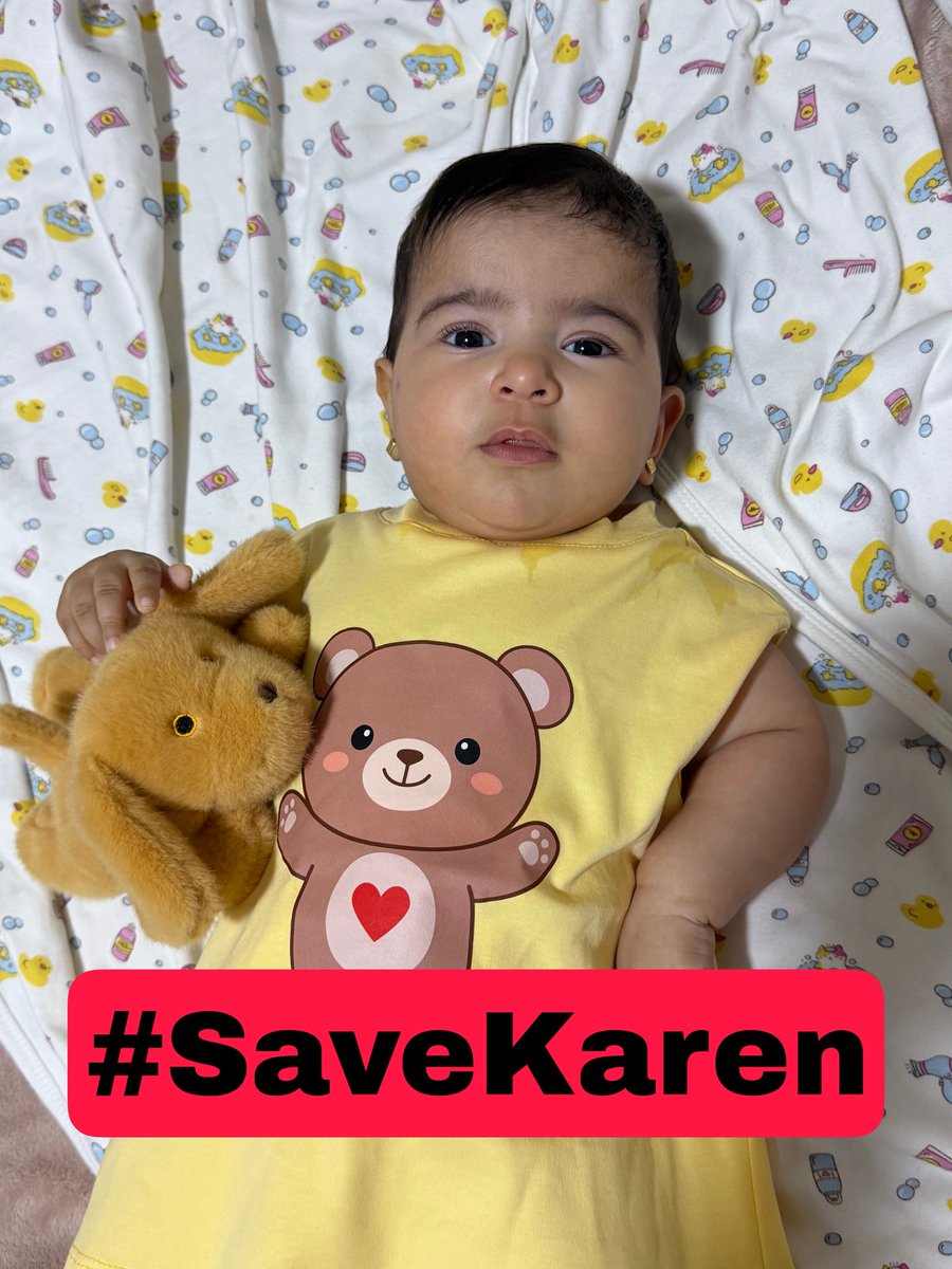 MuhammadSmiry's tweet photo. #URGENT APPEAL FOR MY 6-MONTH-OLD DAUGHTER, #KAREN

Karen is a 6-month-old Palestinian baby girl currently in Egypt. She has been diagnosed with Spinal Muscular Atrophy (SMA) Type 1, a life-threatening genetic condition that requires immediate treatment.

Her doctors have recommended treatment with Evrysdi , Spinraza, or Zolgensma. Unfortunately, these treatments are not accessible to us, and the cost is far beyond what we can afford. 

Karen’s condition is extremely urgent, and every day matters. The earlier she receives treatment, the greater the chance of preserving her strength and giving her the best possible opportunity for a better outcome. We are running out of time and desperately need help.

We are urgently seeking a transfer to a specialized hospital abroad so that Karen can receive the care she desperately needs as soon as possible.

I have all medical reports and necessary documentation available and can provide them to any hospital willing to help.

If you are a hospital, doctor, medical organization, humanitarian group, or charity that may be able to help, please contact us.

WhatsApp: +972592643469

Please share Karen’s story widely.

Every share could reach someone who can help save her life.  💙

#SaveKaren