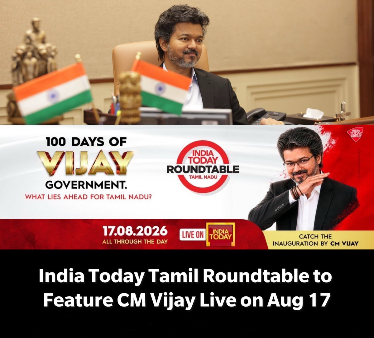 CineHolicX's tweet photo. .@TVKVijayHQ ❤️‍🔥💥🔥 https://t.co/Qd5T501cyT