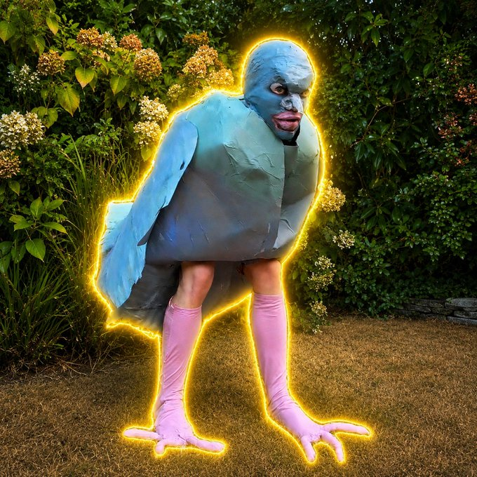 SolEmperror's tweet photo. I Think I Just Found The Next Brainrot Character.🤣
This Guy Is Going Insanely Viral Right Now For Wearing This Brainrot Pigeon Costume.
With Over 3.7 M Likes And 16.8 M Views On TikTok
And New Videos Posted This Brainrot Character Will Stay Selevant.
https://t.co/s17O2PQJMj
I Present To You $George The Pigeon Man