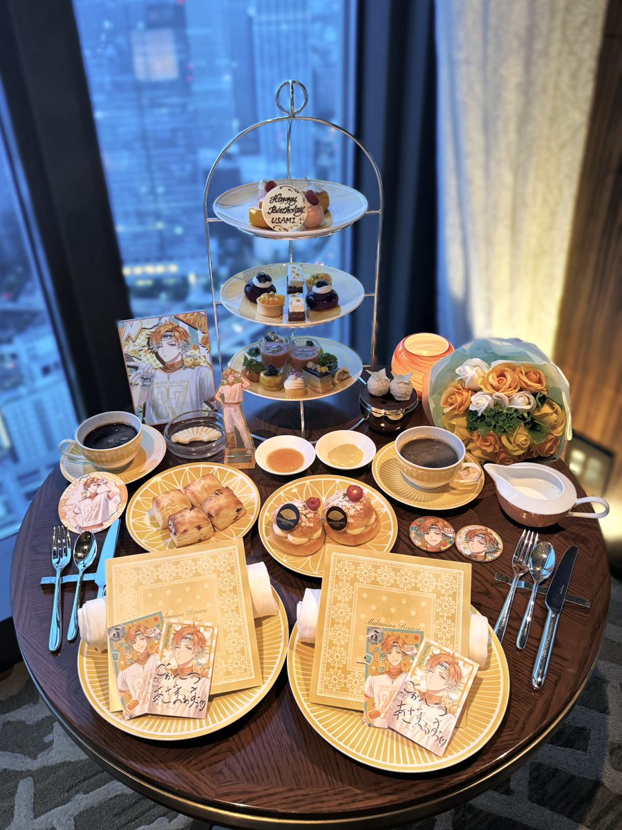 uchibenK_'s tweet photo. ⠀ㅤ                 𓈊
⠀          : ¨ ·.· ¨ :　　　　　 ﾟ　　⊹
⠀       `· .⠀ϧ᱖⠀  𝘏𝘢𝘱𝘱𝘺 𝘉𝘪𝘳𝘵𝘩𝘥𝘢𝘺 🎂

#USAMIのいろ～んな誕生日
#ウサミエゴイスゥトゥ https://t.co/5wpDZFey0V