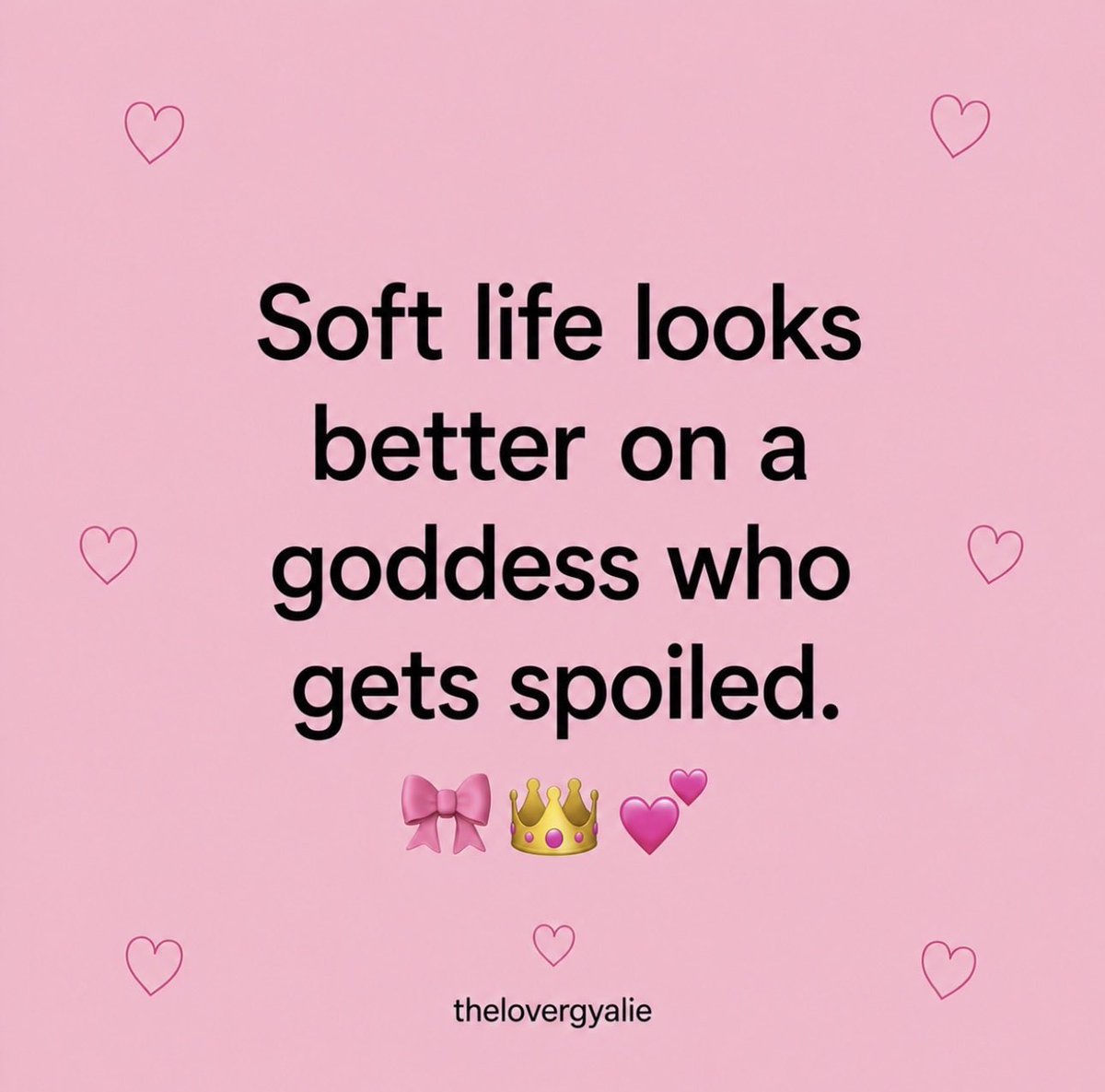 thelovergyalie's tweet photo. Living spoiled &amp; unbothered 🎀 https://t.co/dy6g08KLNr