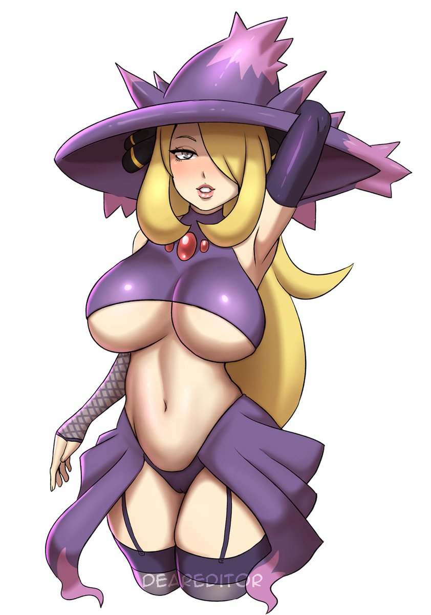ShironaCatChamp's tweet photo. //Alternative outfits. 

5) Cosplaying as a Miltank

6) Cosplaying as a Misdreavus

7) Cosplaying as a Tinkaton

Same plot. Cynthia tries taking a day off going on incognito mode dressed like a Pokemon.

Feel free to request them or suggest more~! https://t.co/jPPYbvZBXE