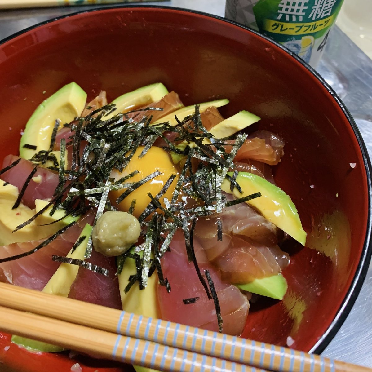 tomatoyane's tweet photo. 作りながら飲むから全然映えない https://t.co/xyqgrvlaKe