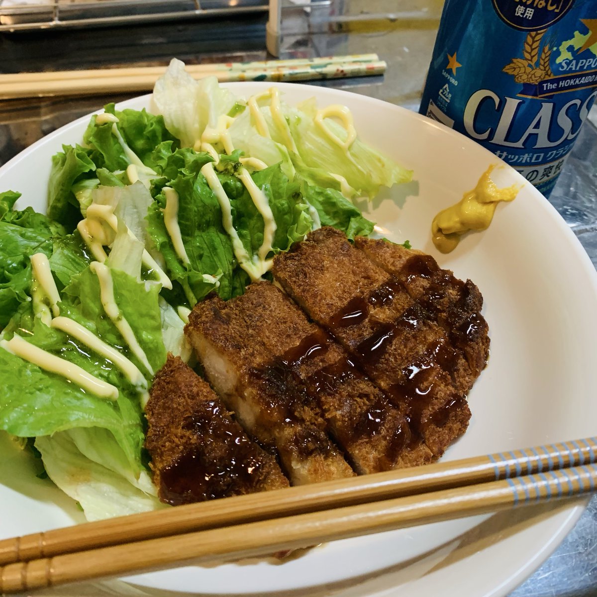 tomatoyane's tweet photo. 作りながら飲むから全然映えない https://t.co/xyqgrvlaKe