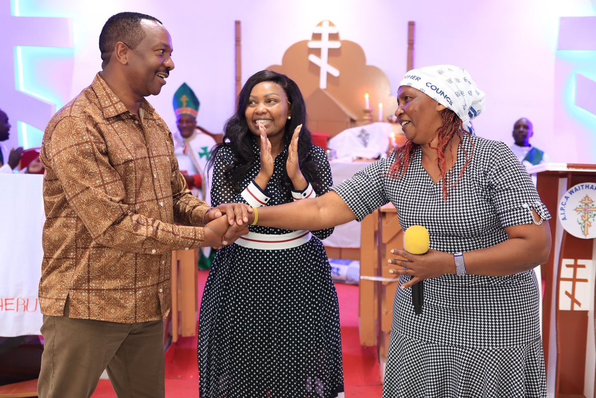 MillicentOmanga's tweet photo. Second Service at AIPCA Church, Waithaka 🙏🏾

A beautiful reminder that when God blesses us, He blesses us to become a blessing. Together with Hon. Denis Waweru, we gave towards the work of God through church seats and utensils.

May every seat become a place where lives encounter God, and every gift become a seed for His Kingdom. To God be all the glory. 🙏🏾

#MaMaMiradi #mamanairobi #BilaOmangaBlanda