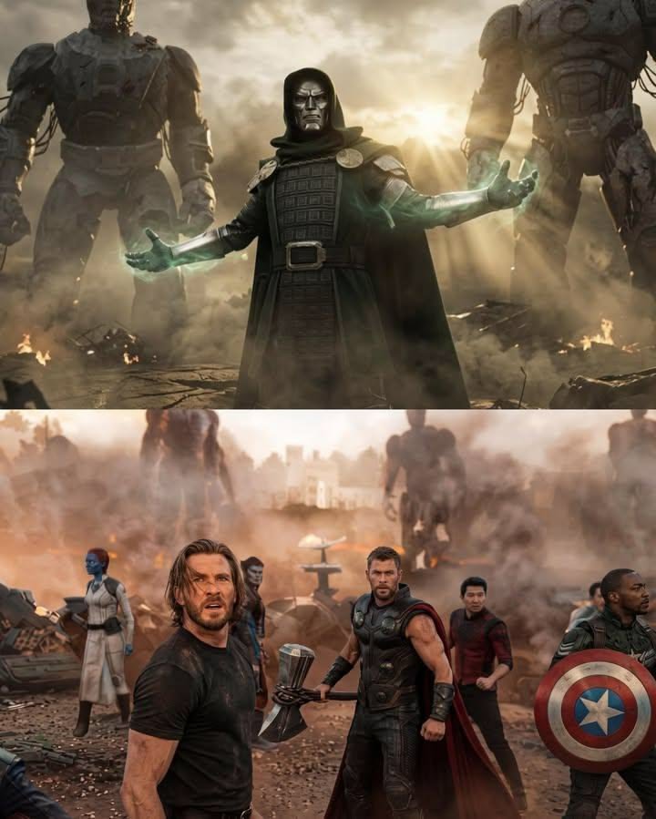 VKOrbit2's tweet photo. Tell me which Avenger can defeat Victor Dhoom? https://t.co/jclhYeNmhW