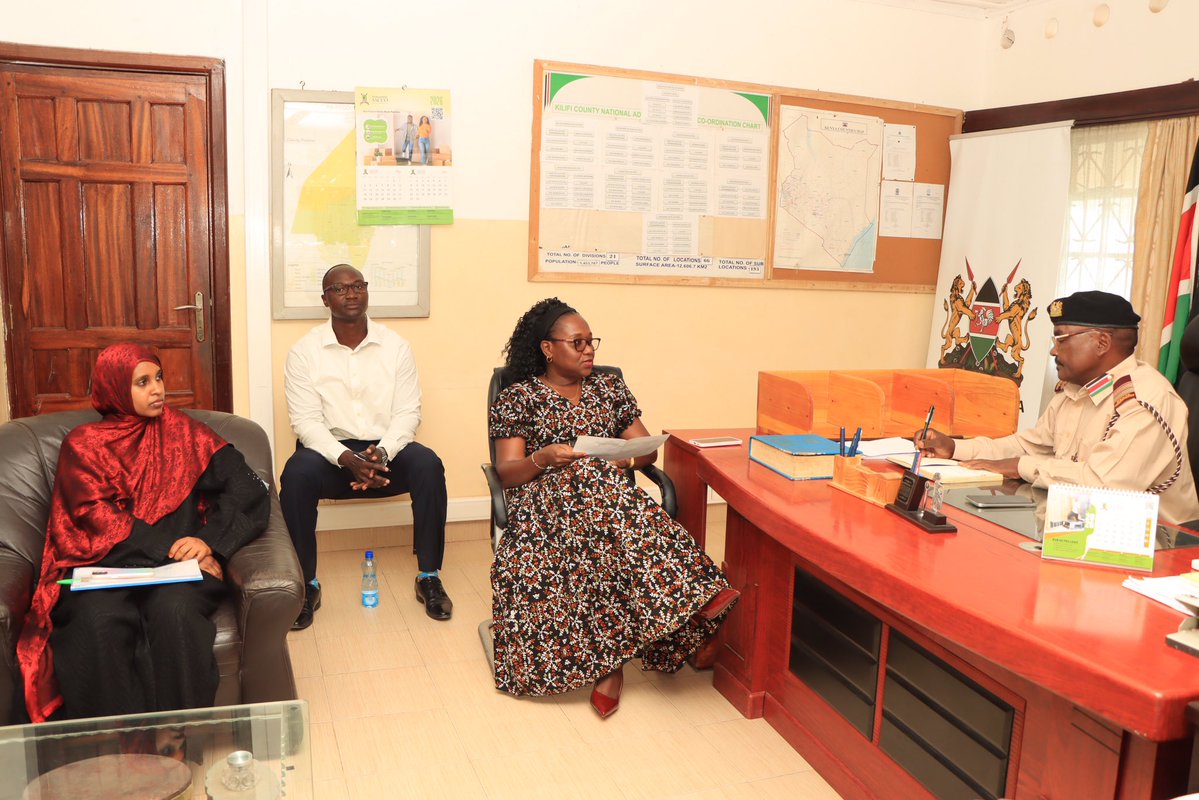 WEF_kenya's tweet photo. 6️⃣ Partnership starts with collaboration. WEF Executive & Board paid courtesy calls to the Deputy Governor & County Commissioner ahead of the Kilifi Forum. 🤝🏾
#WEF #KilifiChapter https://t.co/BDa1IEsefl
