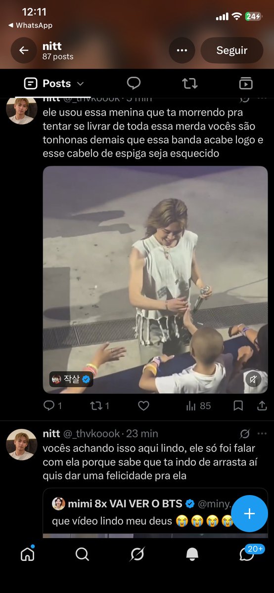kentonan7's tweet photo. ‼️ DENUNCIEM ‼️

A vaca querendo fama falando do Jimin e acusando ele de dar um presente para uma fã porque ela “vai morrer”. Vou continuar compartilhando até cair! 

Tenho muitos moots seguindo e quem compactuar me dê sb ou block!

https://t.co/fAXzbsUEKQ https://t.co/WAk01Xe8W3