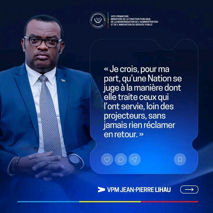 DavidKabemba4's tweet photo. 👏 Bravo au VPM @JPLihau pour les réformes à la Fonction Publique en #RDC.
⚠️ Mais inquiétude majeure : des agents matriculés depuis 2003 sont toujours NON MÉCANISÉS ni payés !
📢 Ns sollicitons :
🔹 Priorité absolue à l'ancienneté (2003+)
🔹 Équité Kinshasa / Provinces
#RDCongo https://t.co/7Luulm6Wzx
