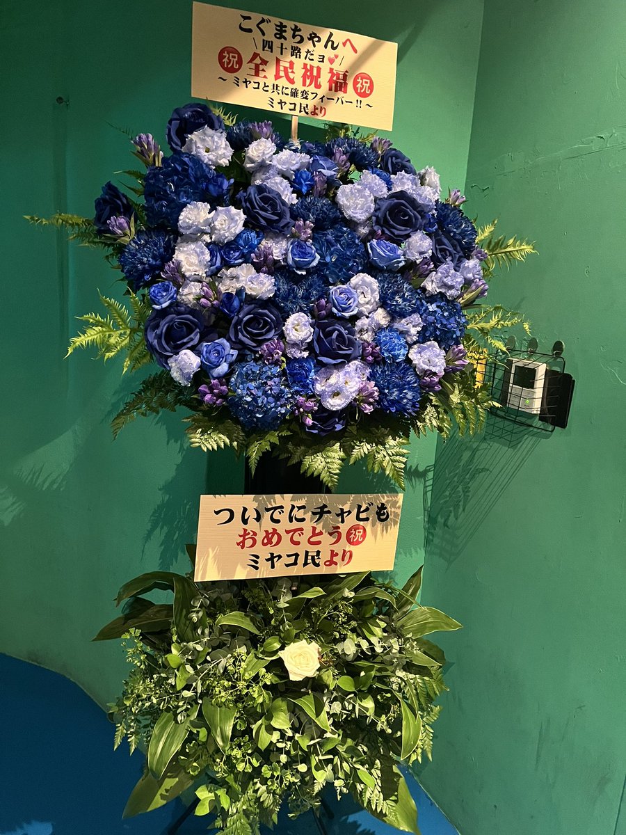 chabee_hm's tweet photo. 正規になって初の生誕祭！
加えて人生初の生誕祭でした！
自分の事を祝ってくれるのは中々慣れないもので照れ臭くなってしまいますが本当に嬉しかったです！
１枚目の「ついでにチャビも」が本当に嬉しかったです🌹

そして哀隣クライフェイト初聞きしていただきありがとうございました🕊️💚 https://t.co/sW3xz5OaRT