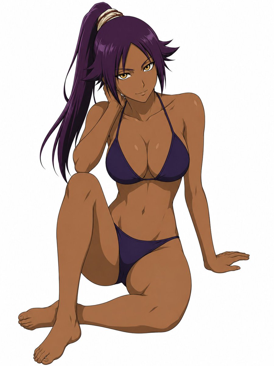 Hikkijue's tweet photo. #Bleach #YoruichiShihōin #Anime https://t.co/T9DQqZk1ff