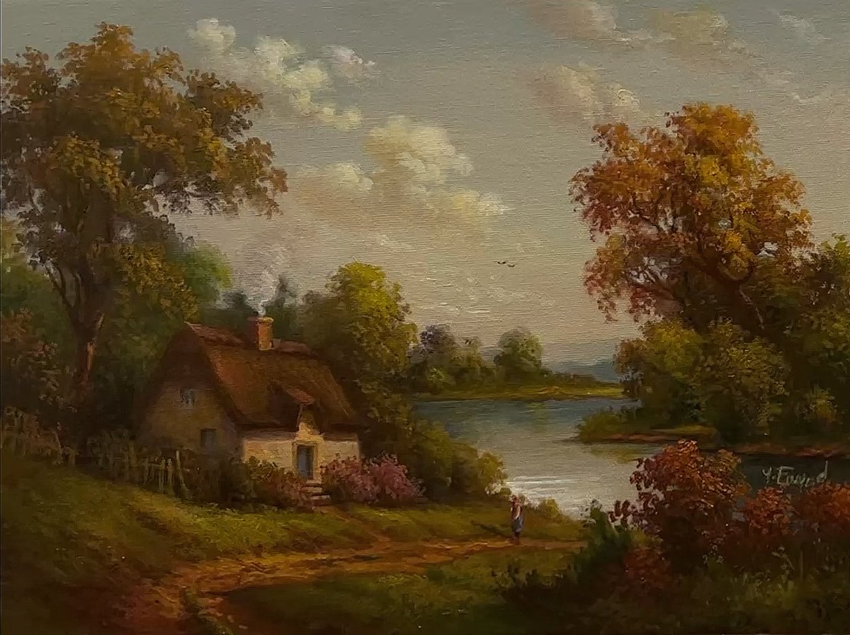 Yf69690's tweet photo. How to Paint a Masterpiece Landscape Oil Painting Just By  4 COLORS 155 By Yasser Fayad #oilpainting #paintindlandscape #yasserfayad https://t.co/hOOWcIToPP