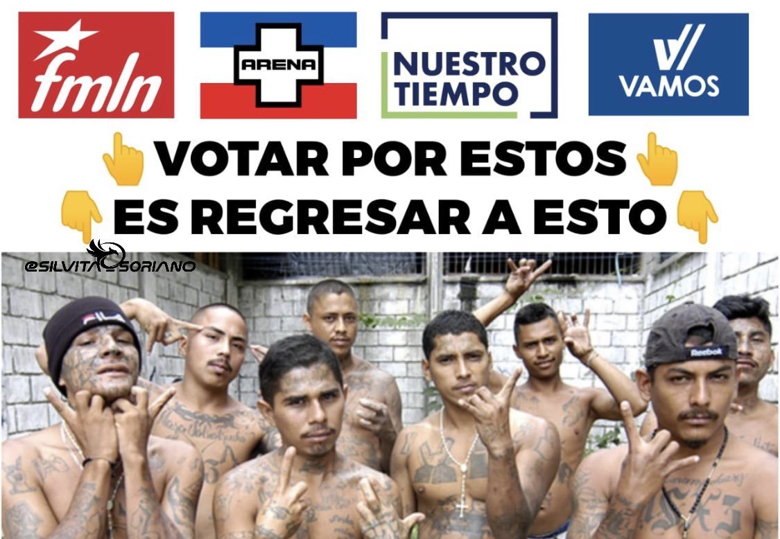 AnonimoSV503's tweet photo. El Salvador no volverá al pasado. https://t.co/QuMOA3PQjC