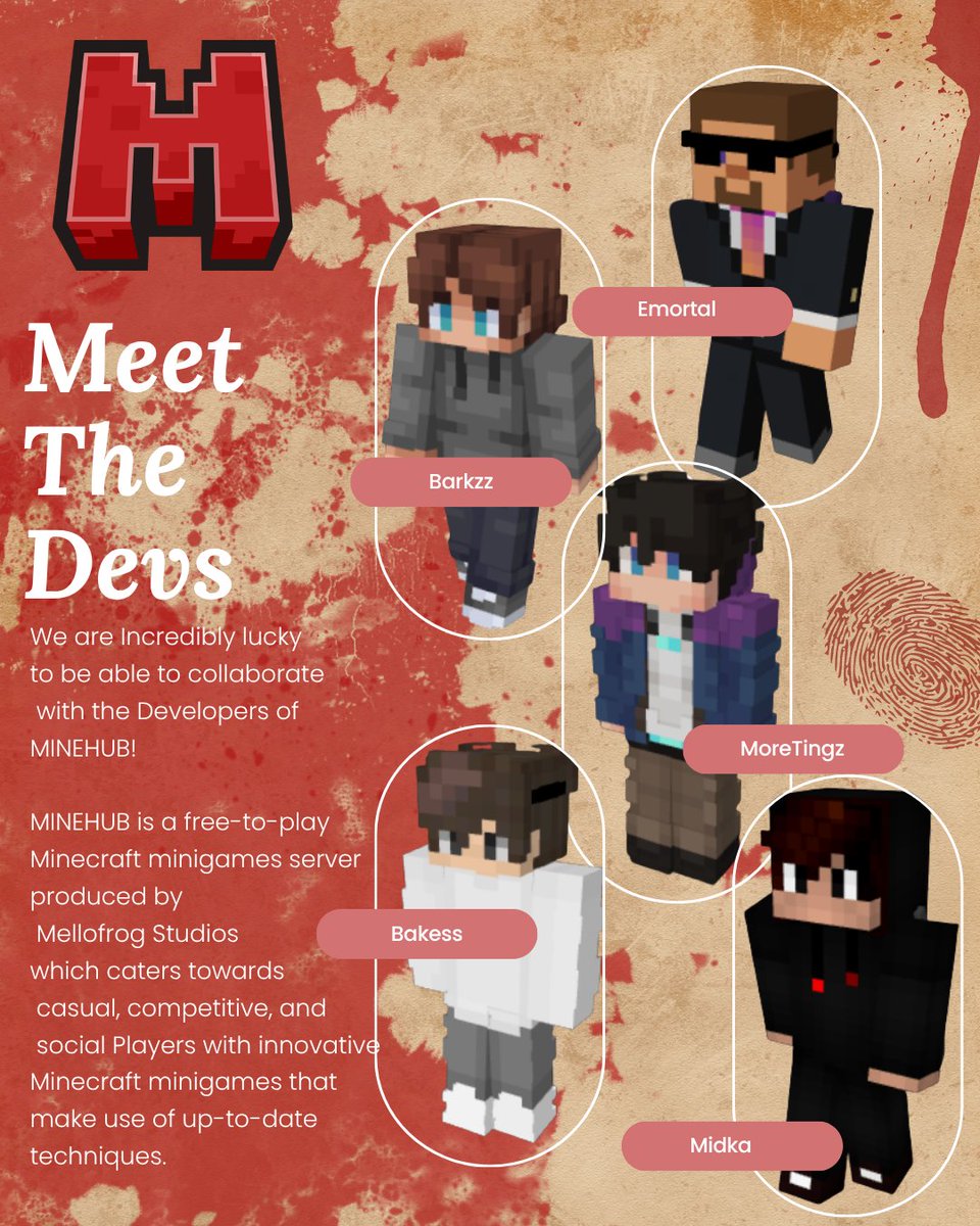 Sauwce_Games's tweet photo. MEET YOUR DEVELOPERS!!

We are so lucky to be able to work with @mellofrogstudio to make this event the best it can be. This team is driven to make the best of the best and we can not wait to see what they pull off for us. You can discover their content down below! https://t.co/ls8tcsIDJX