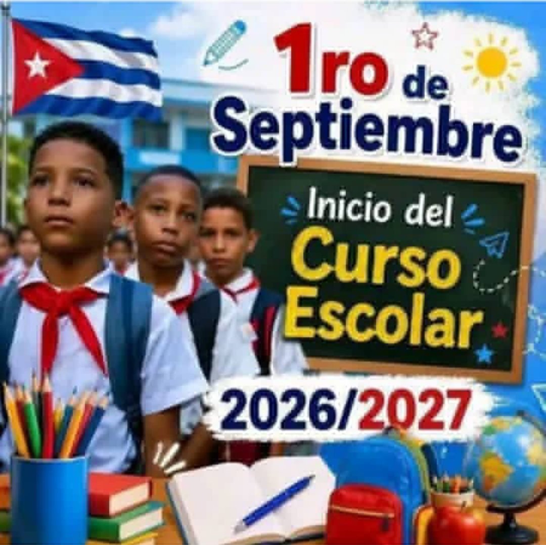 epandresbb's tweet photo. A las aulas este 1ro de septiembre.
#Mayabeque.Juntos por siempre.#100AñosConFidel,#RaúlEsRaúl,#CubaVencerá ,#EducaciónBatabanó. https://t.co/TlP2rw7g5K